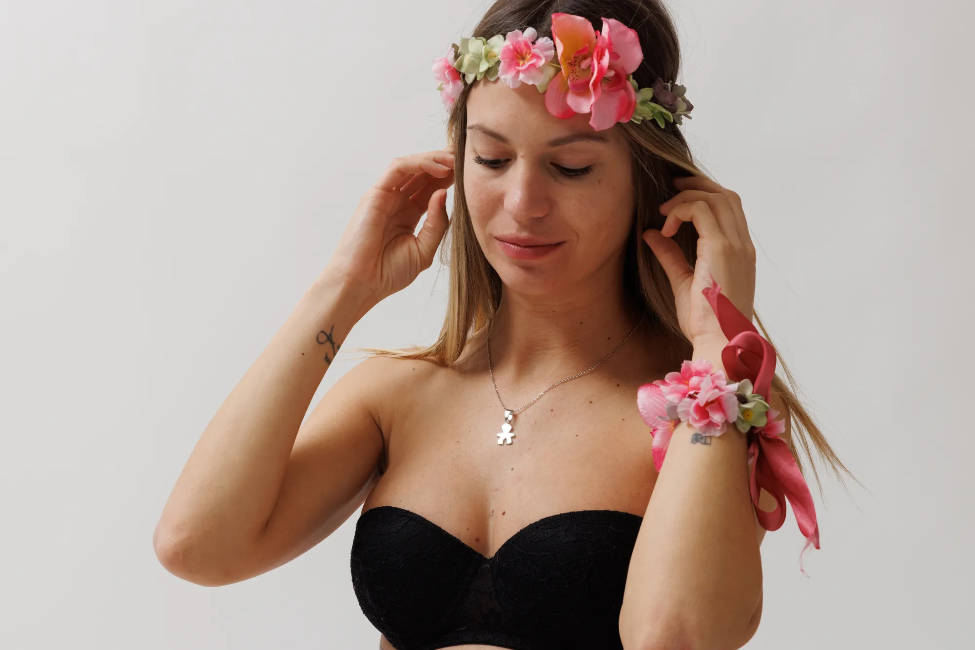 -Collana con ciondolo bimbo