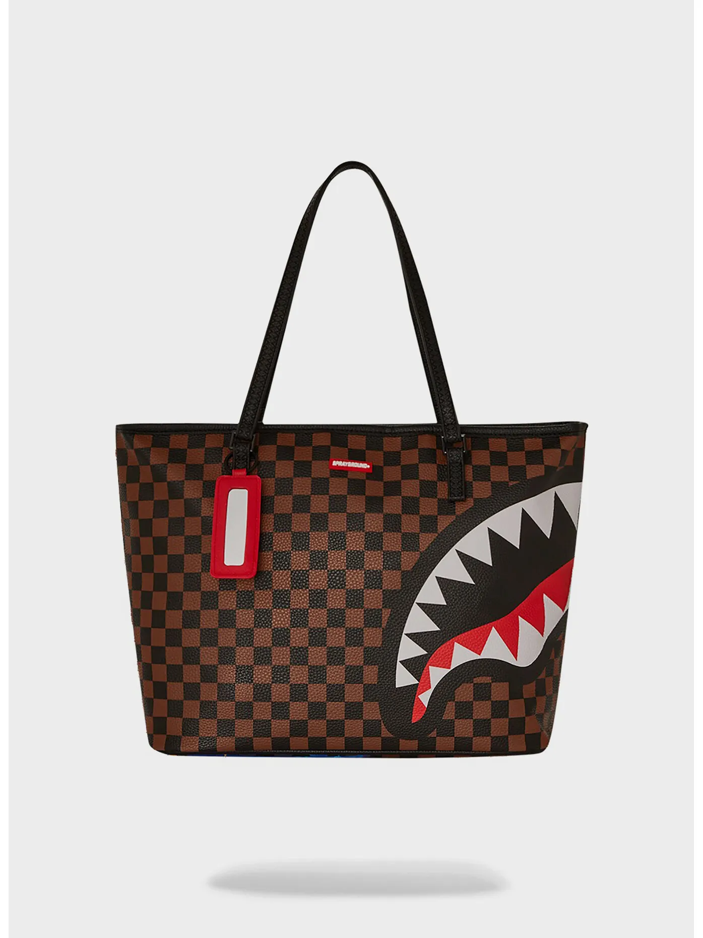     -SPRAYGROUND    -BORSA TOTE SHARKS IN STICKERS CLASSIC-