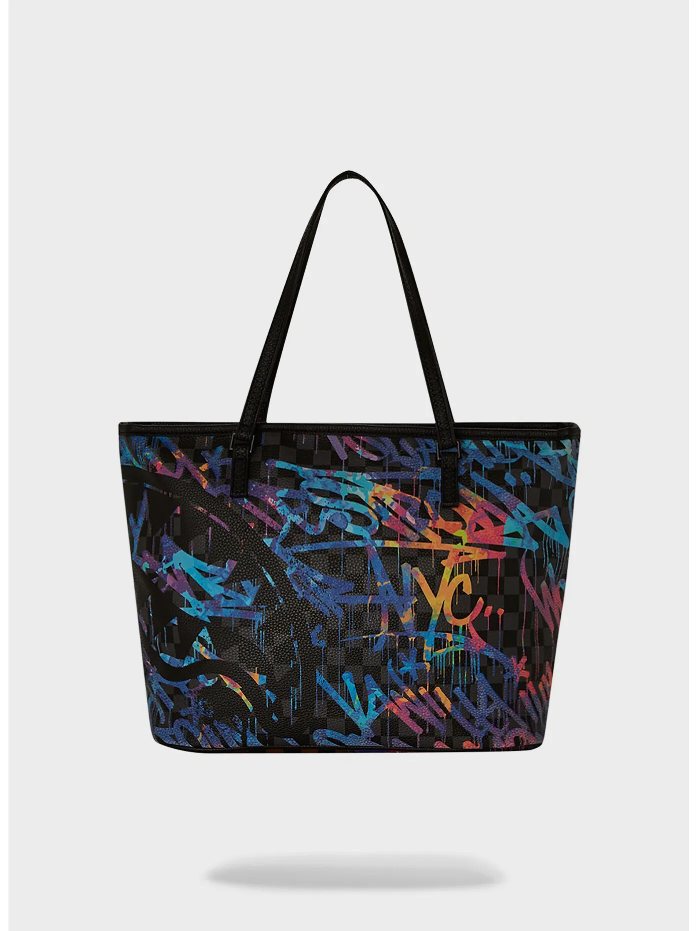     -SPRAYGROUND    -BORSA TOTE SHARKS IN STICKERS CLASSIC-
