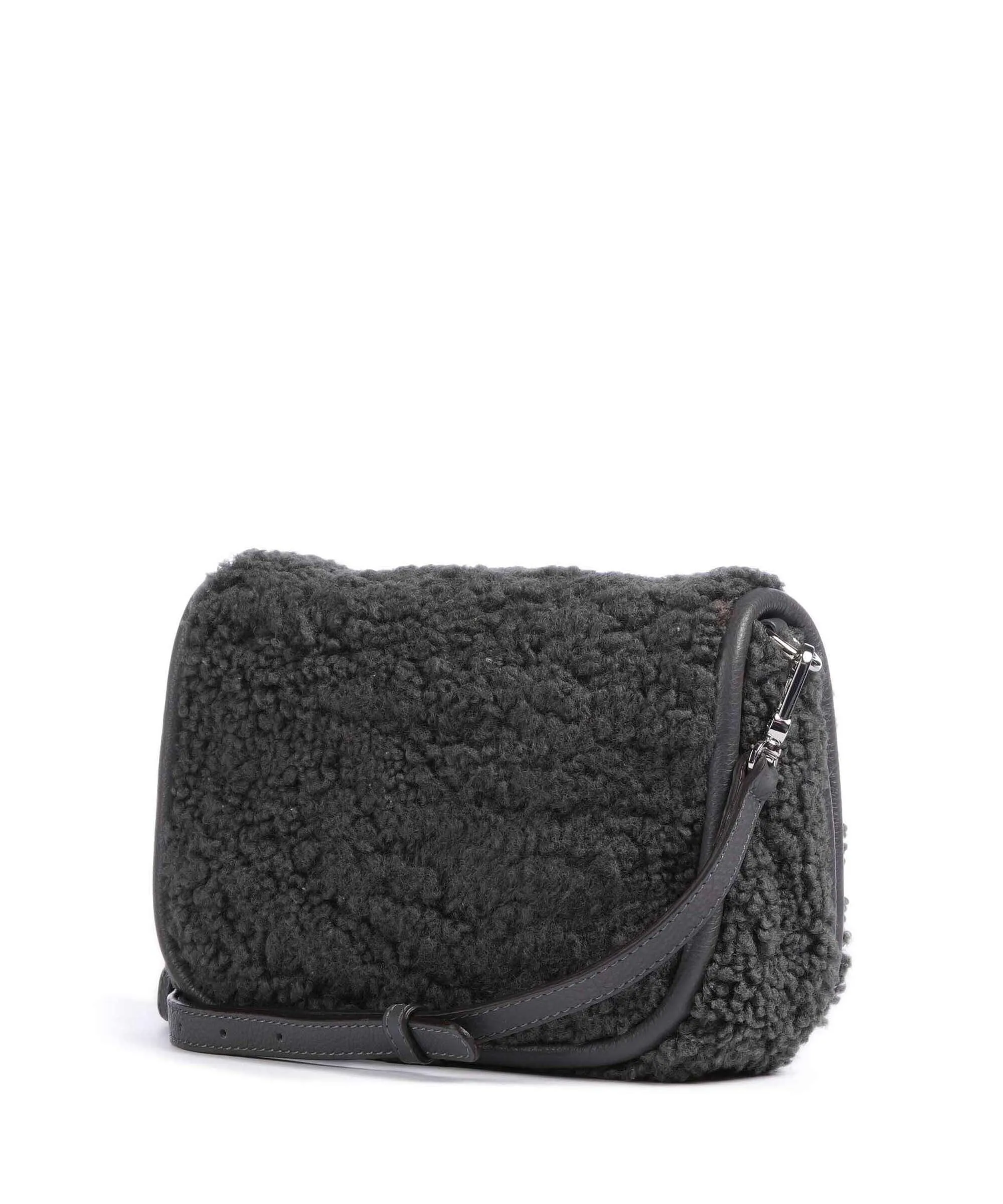  Abro Artico Willow Borsa a tracolla pelliccia grigio scuro  