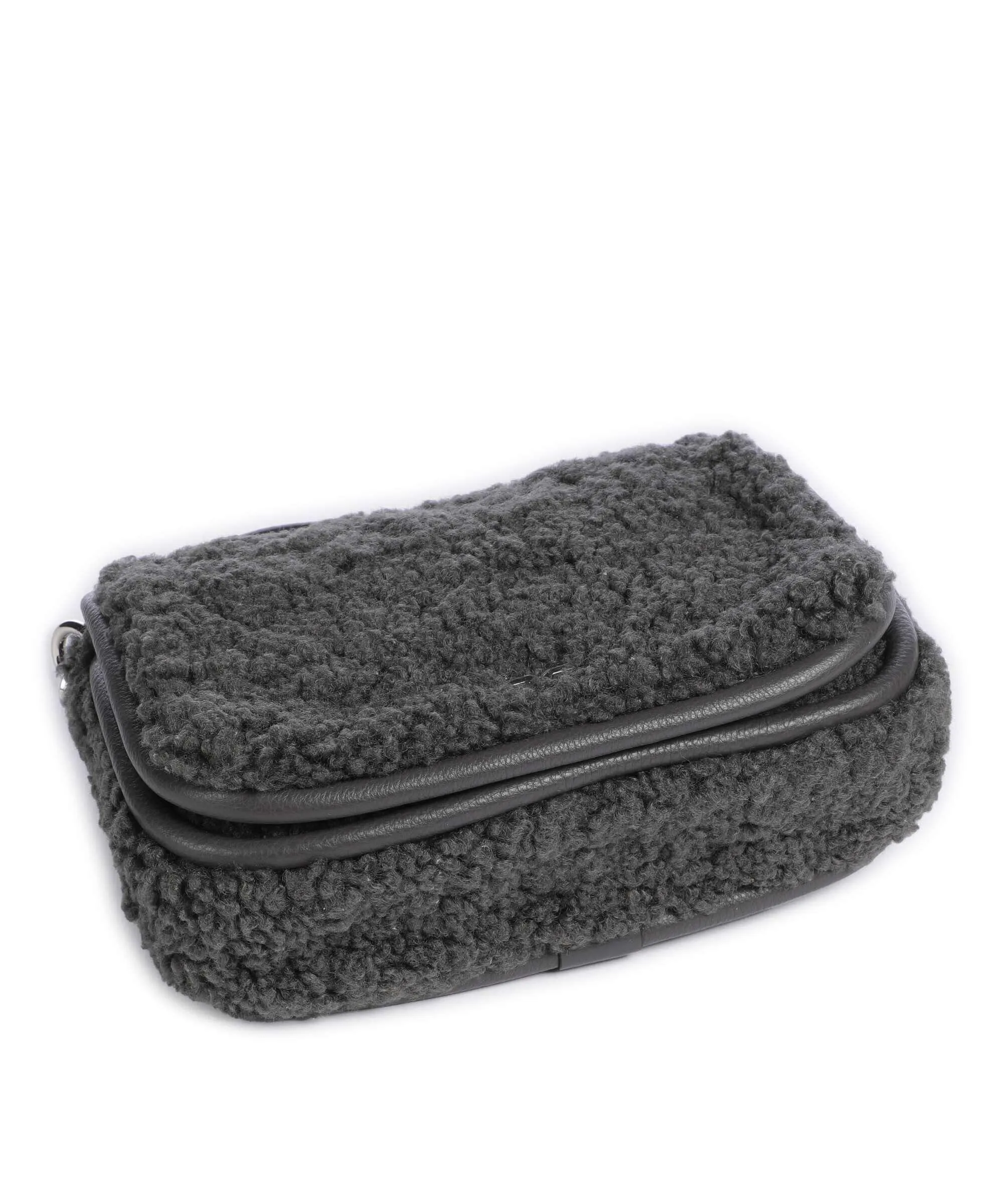  Abro Artico Willow Borsa a tracolla pelliccia grigio scuro  