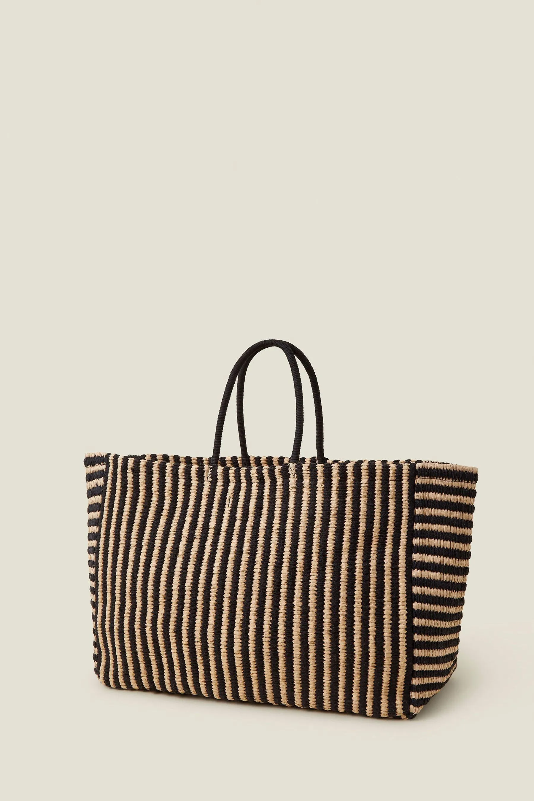 Accessorize - Borsa oversize da A righe