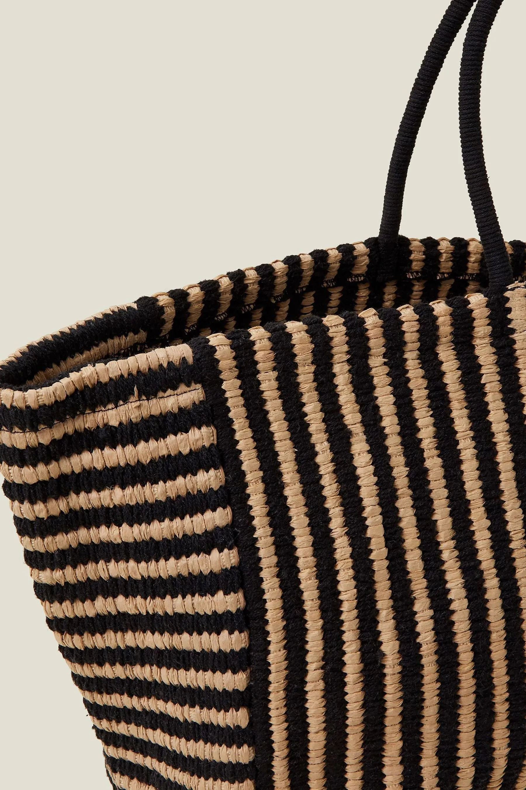 Accessorize - Borsa oversize da A righe