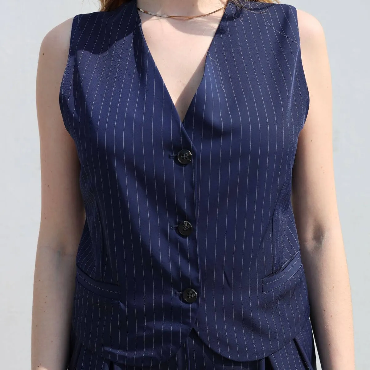 BERNA GILET W244092 3 BLU  