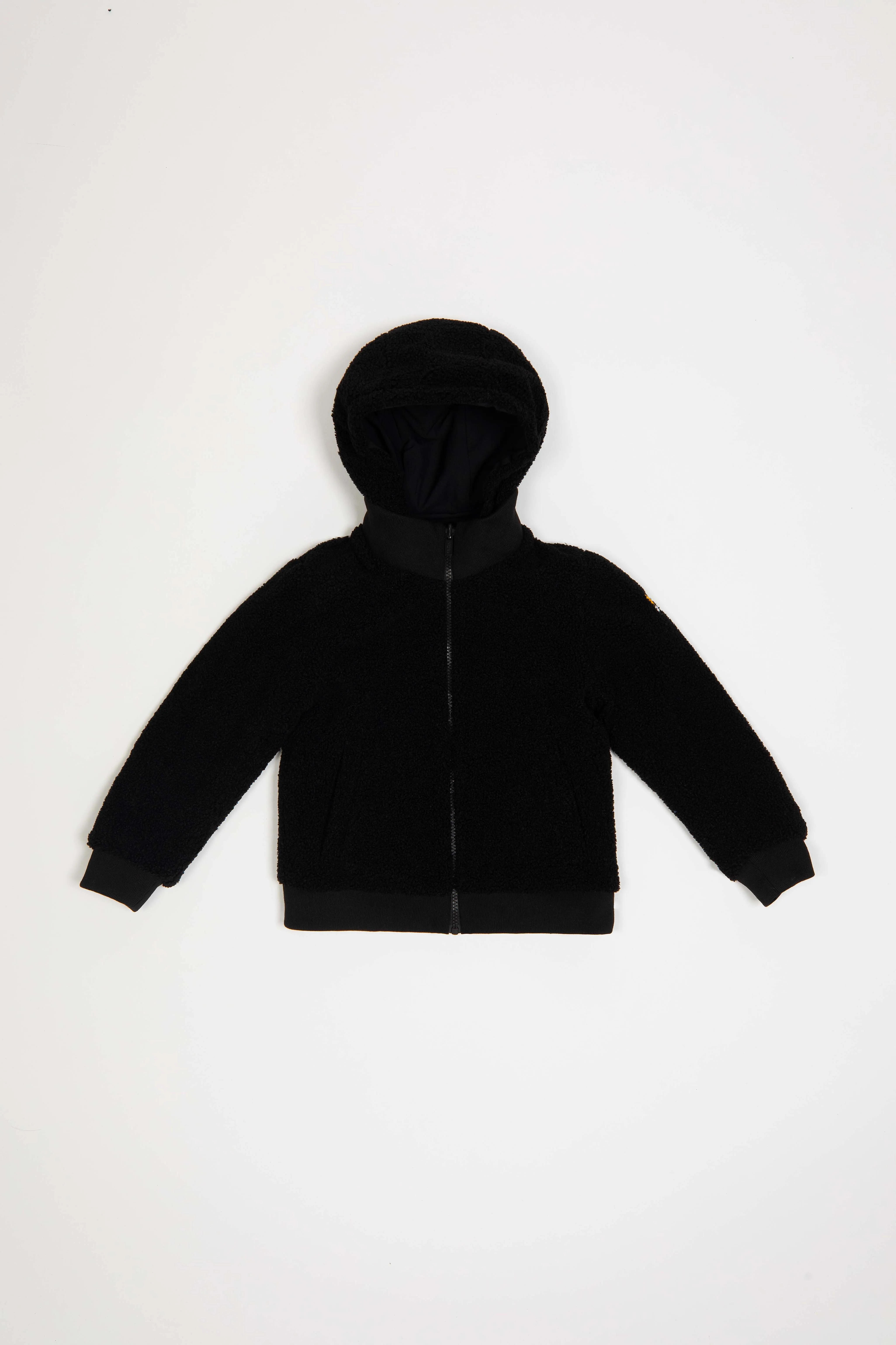 BIZET BOY – Black reversible teddy jacket