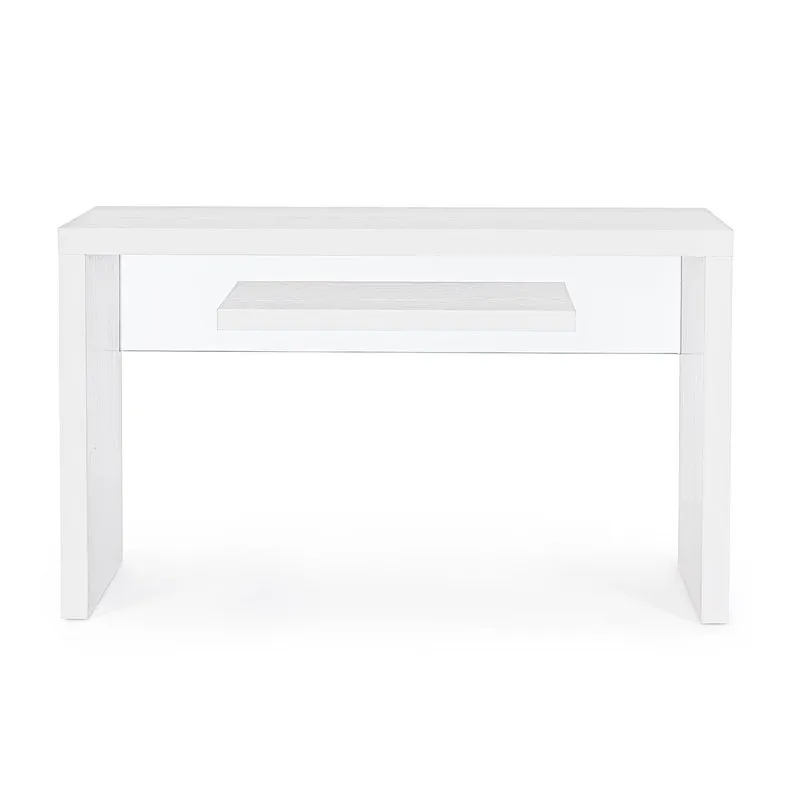 Bizzotto Consolle 2p Line Wood bianco 120x40
