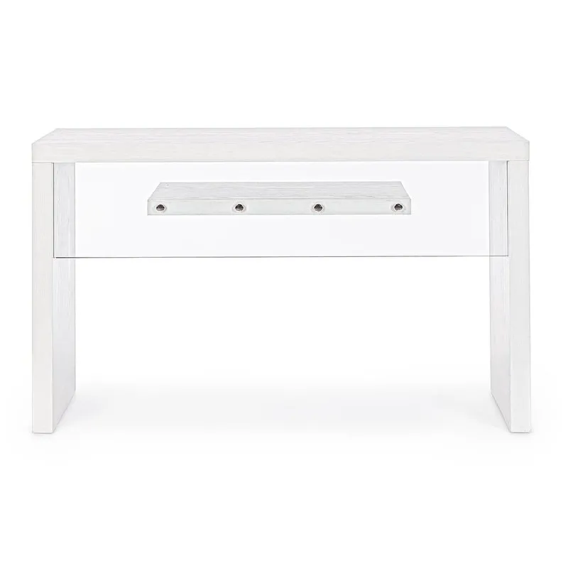 Bizzotto Consolle 2p Line Wood bianco 120x40