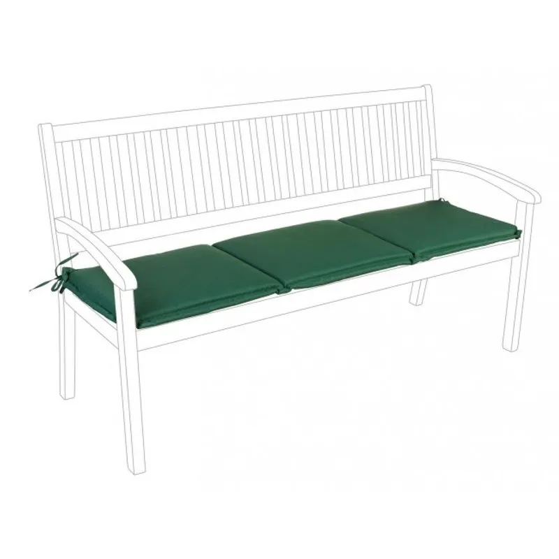 Bizzotto outdoor Cuscino poly180 verde scuro Panca 3p