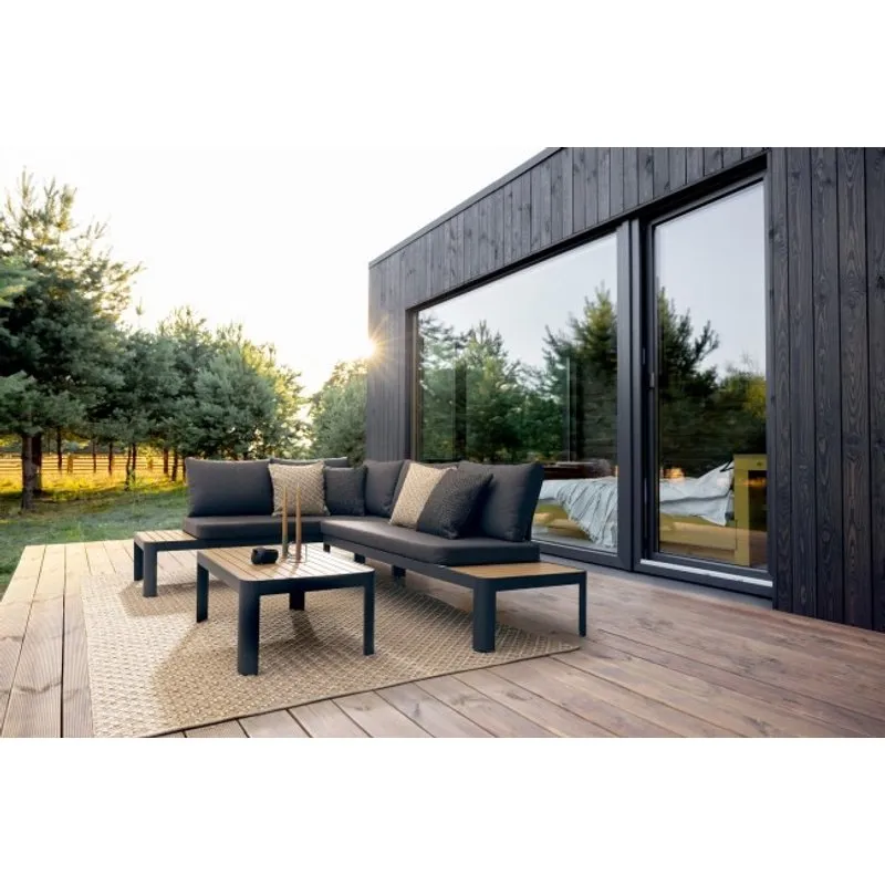 Bizzotto outdoor Fodera cuscino esterno Bhajan tortora 45x45