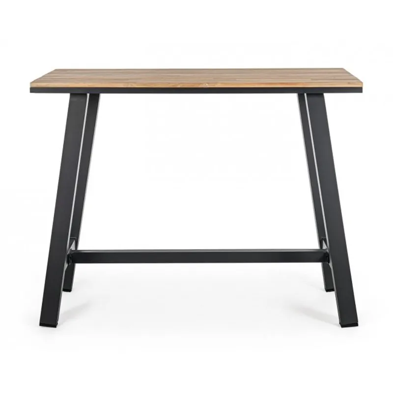 Bizzotto outdoor Tavolo bar Skipper 131x73 naturale/antracite yk13