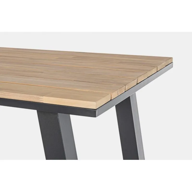 Bizzotto outdoor Tavolo bar Skipper 131x73 naturale/antracite yk13