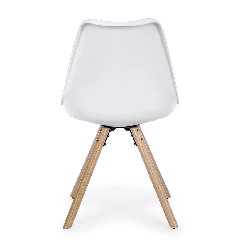 Bizzotto Set 4 sedie New Trend bianco
