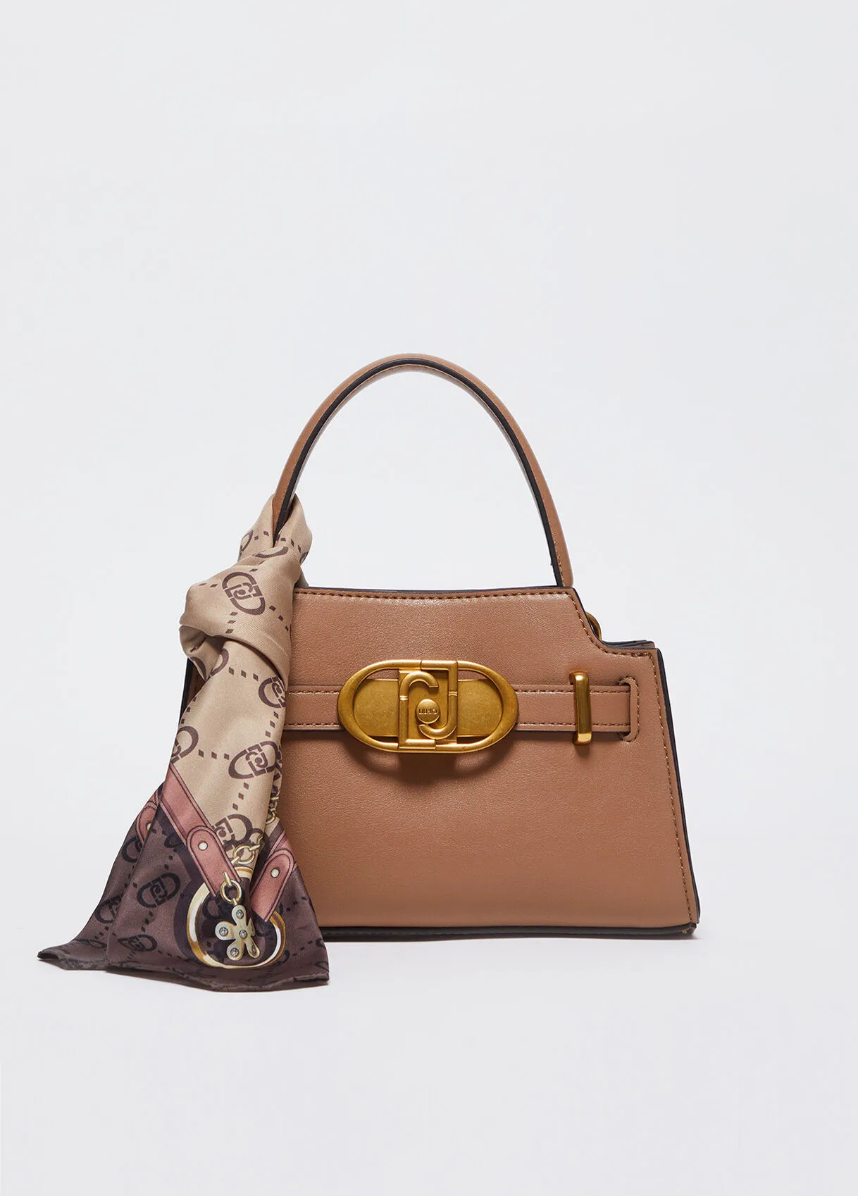 Borsa a mano con foulard