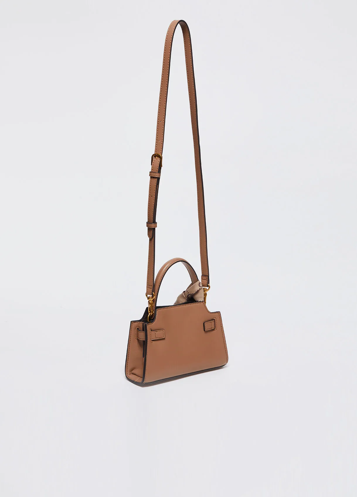 Borsa a mano con foulard