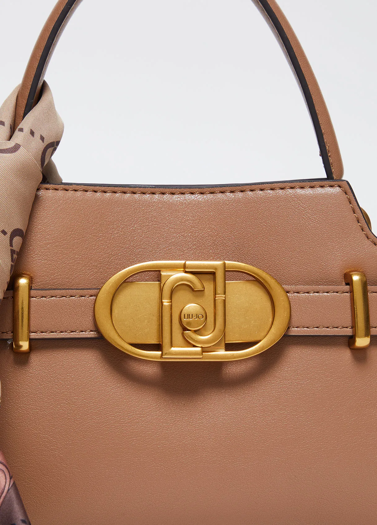 Borsa a mano con foulard