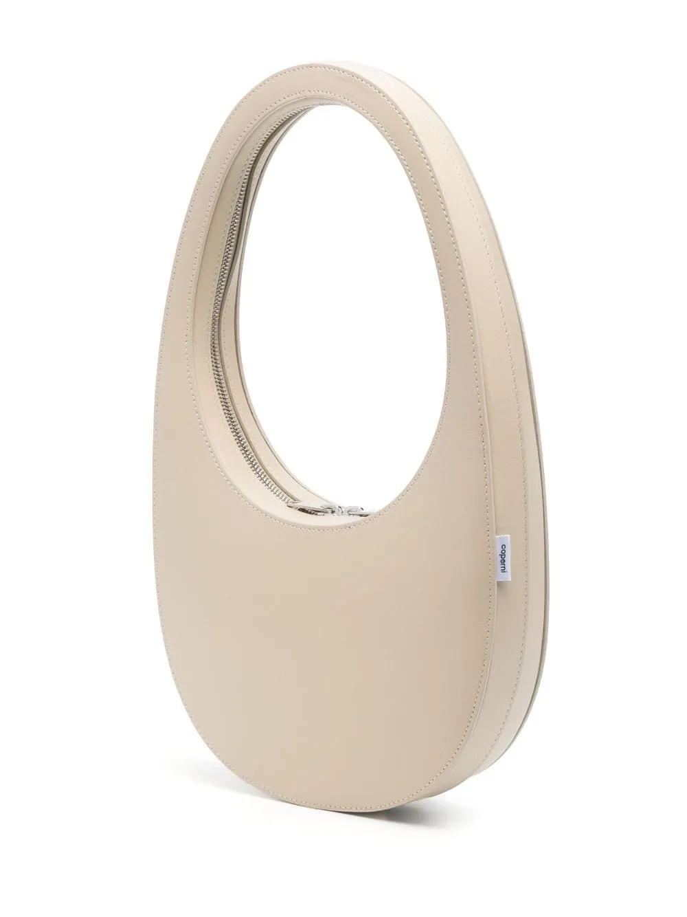 Borsa a mano swipe in beige - donna