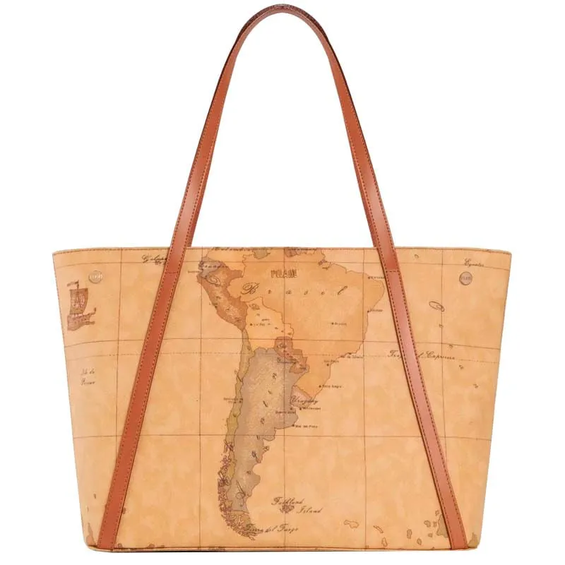 Borsa shopper Geo Classic con borchie 