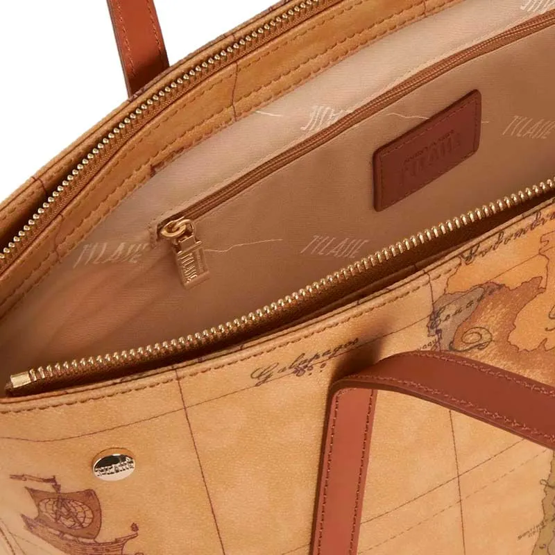 Borsa shopper Geo Classic con borchie 