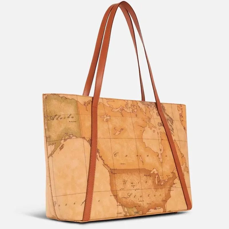 Borsa shopper Geo Classic con borchie 