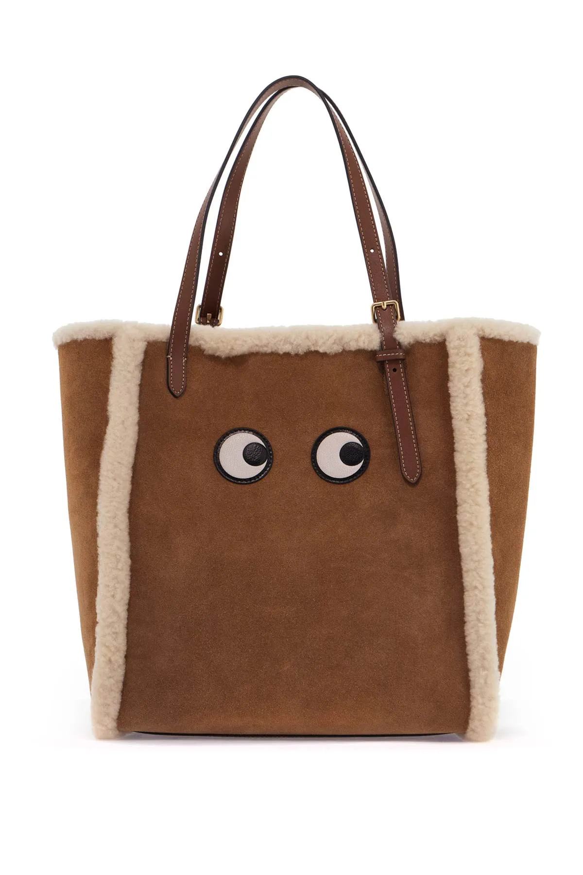 Borsa Tote N/S Eyes Shearling