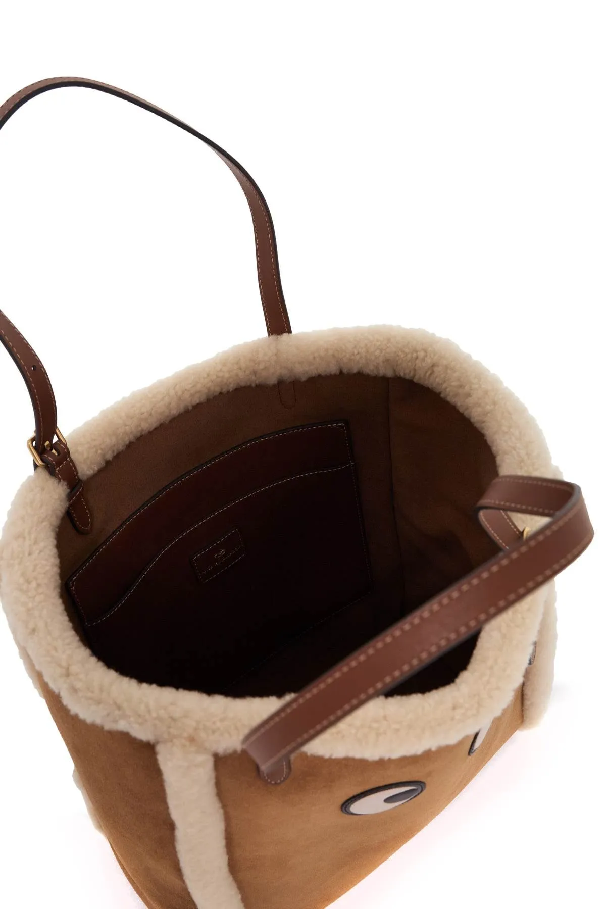 Borsa Tote N/S Eyes Shearling