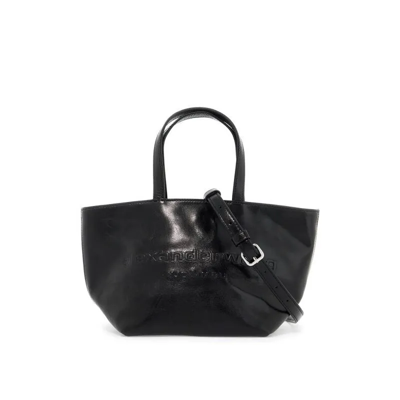 Borsa tote Punch piccola in pelle