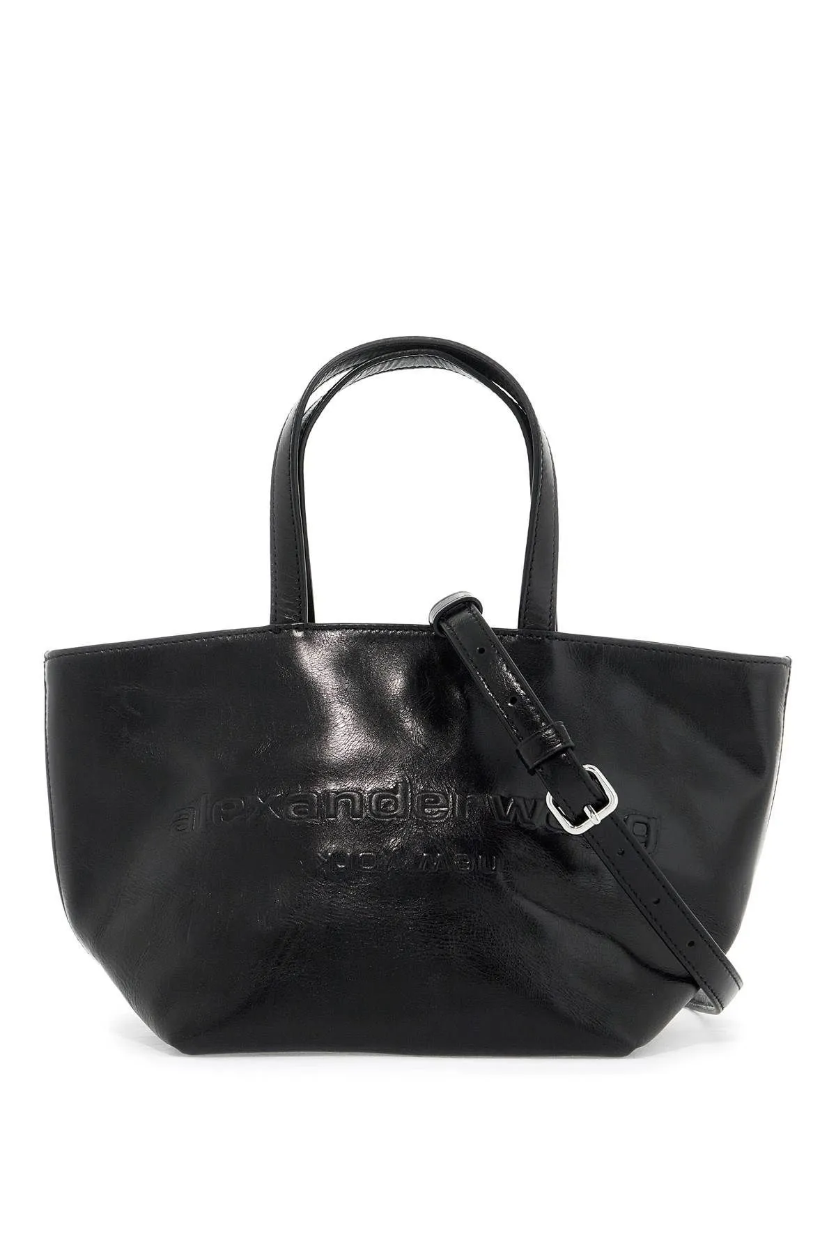 Borsa tote Punch piccola in pelle