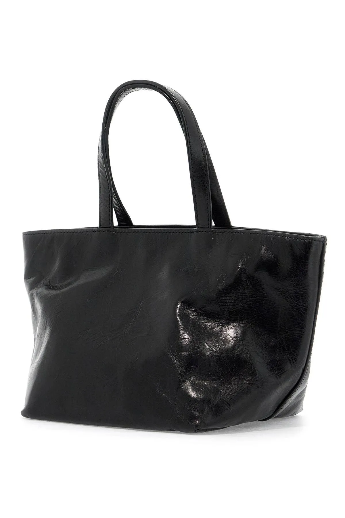 Borsa tote Punch piccola in pelle