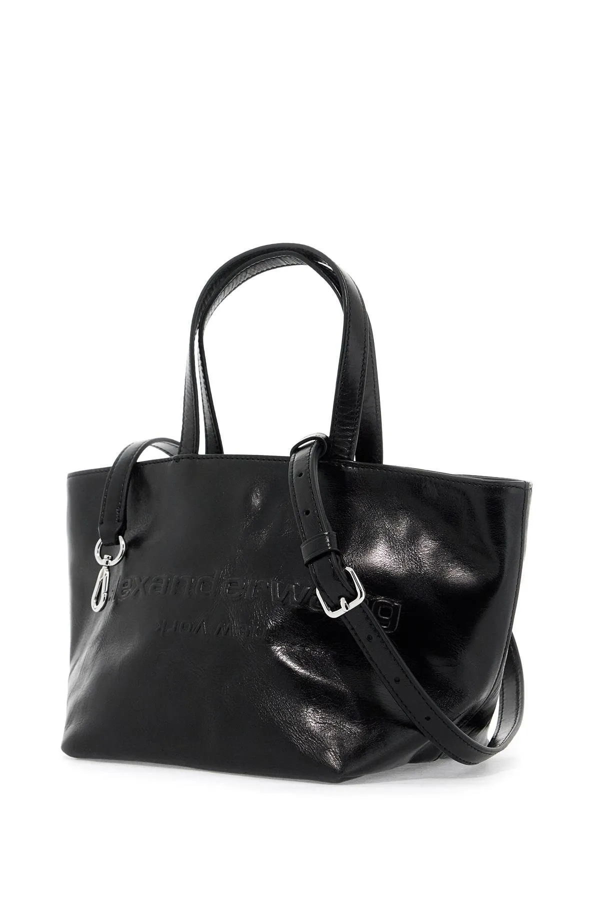Borsa tote Punch piccola in pelle