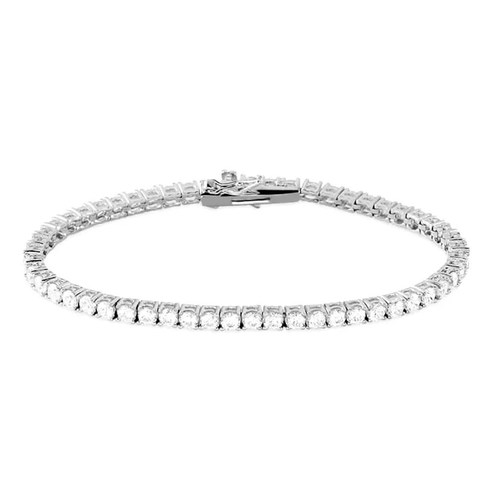 Bracciale Tennis Stroili in Argento con Zirconi