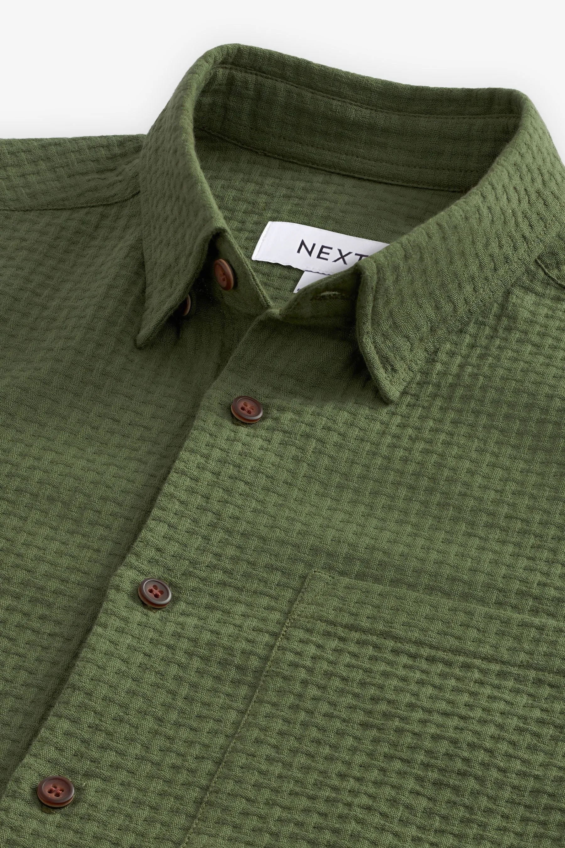 Camicia a Manica lunga a nido d'apa