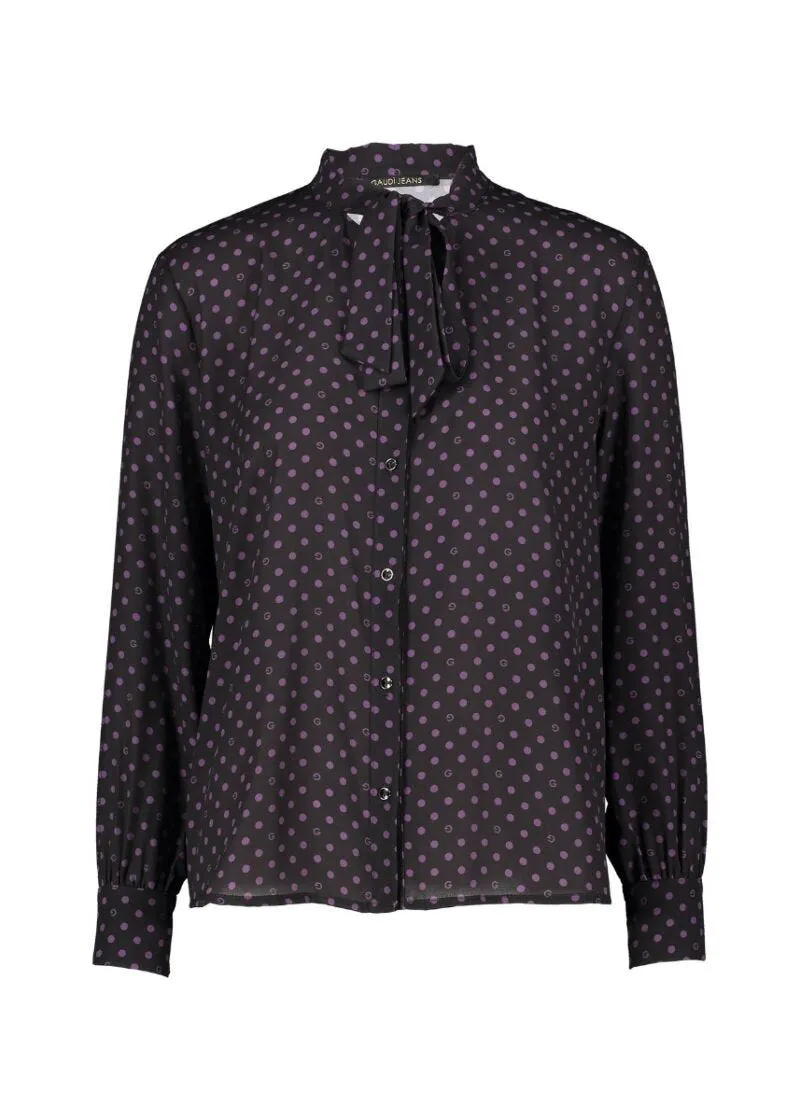 Camicia a pois
