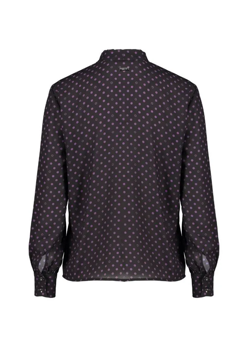 Camicia a pois