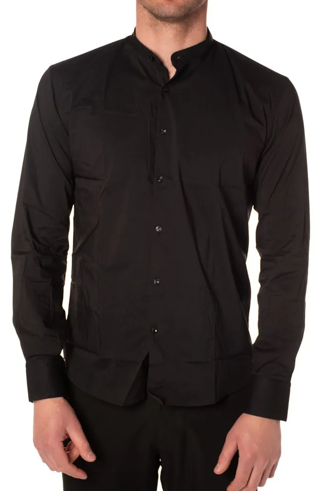 camicia basic coreana uomo bianca