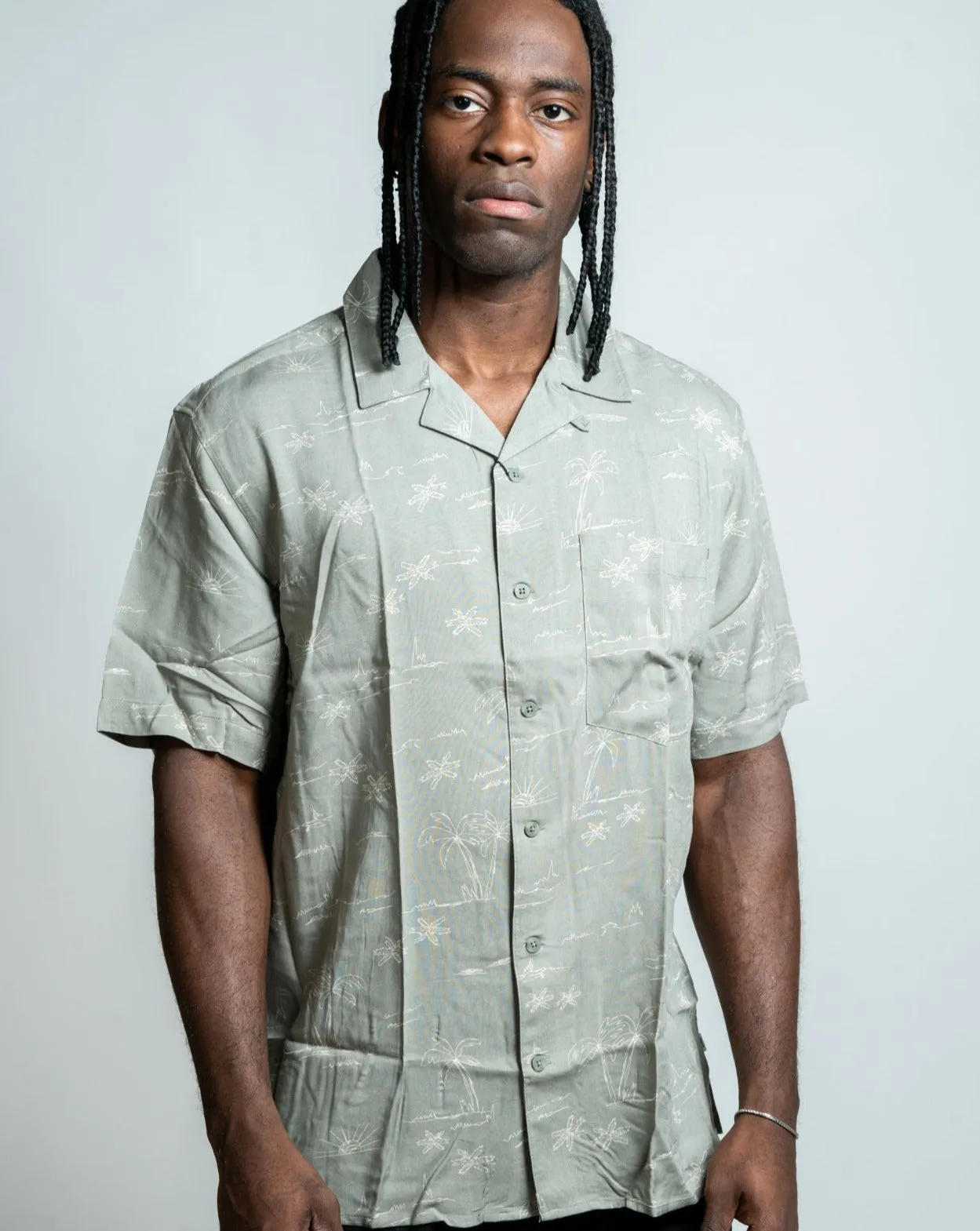 CAMICIA MANICHE CORTE SDIAN VETIVER