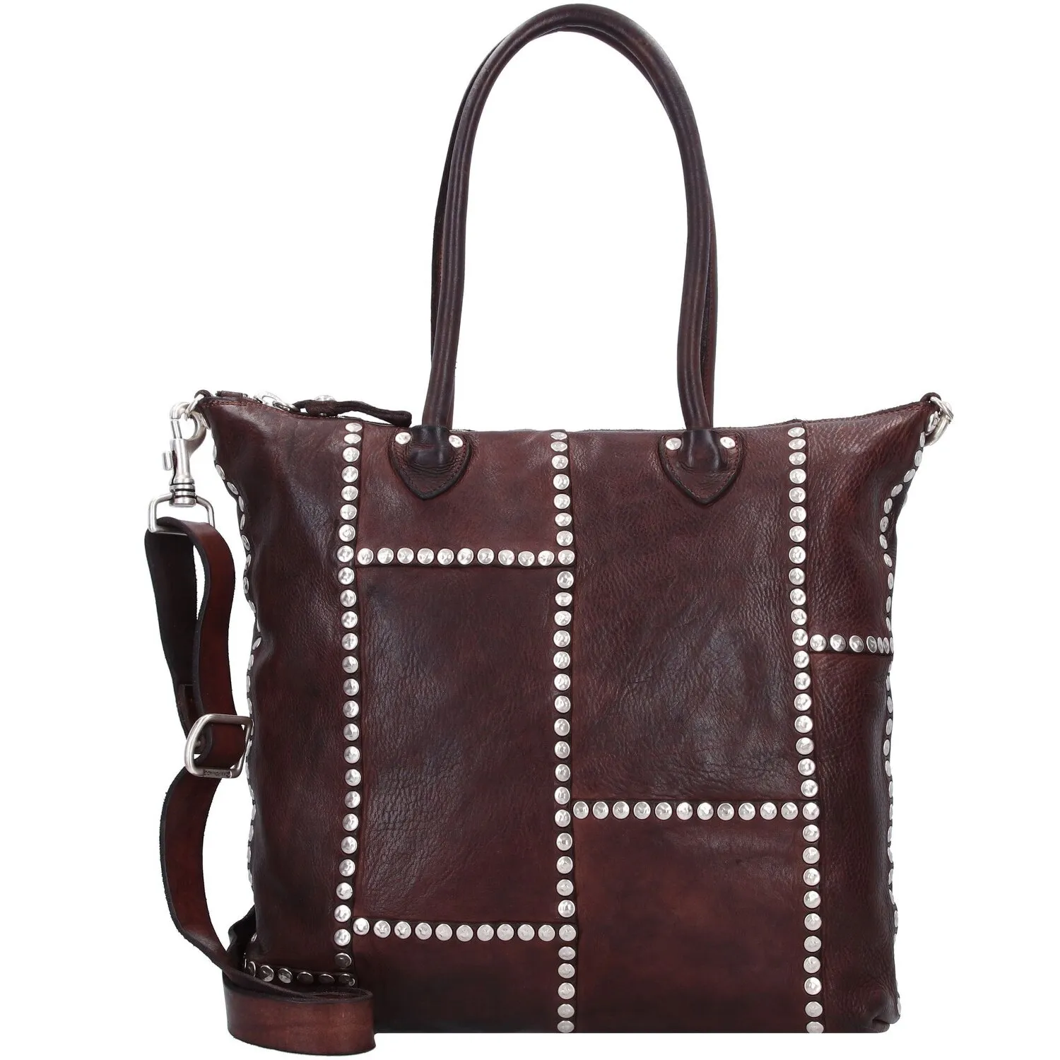 Campomaggi Borsa a tracolla in pelle 36 cm
