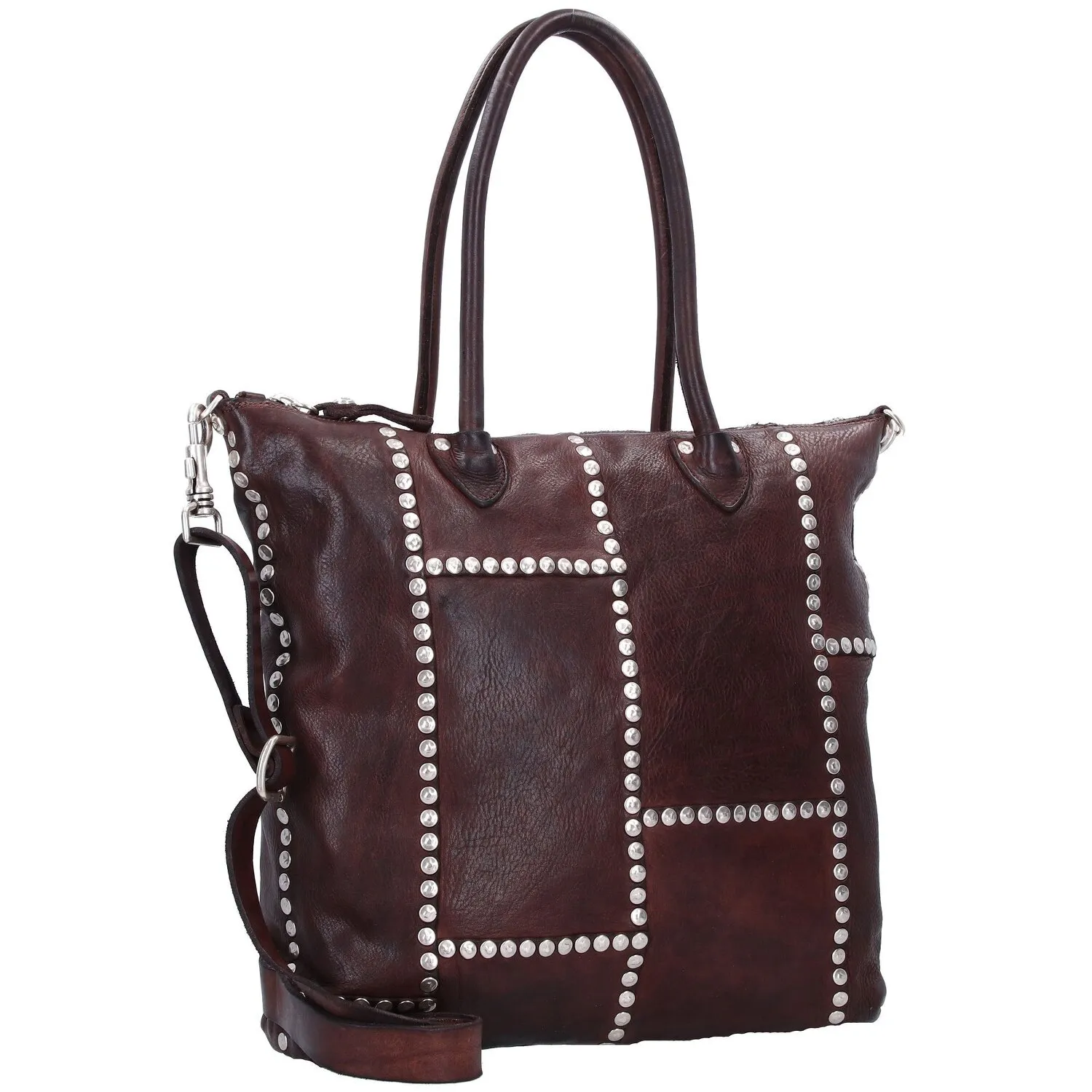 Campomaggi Borsa a tracolla in pelle 36 cm