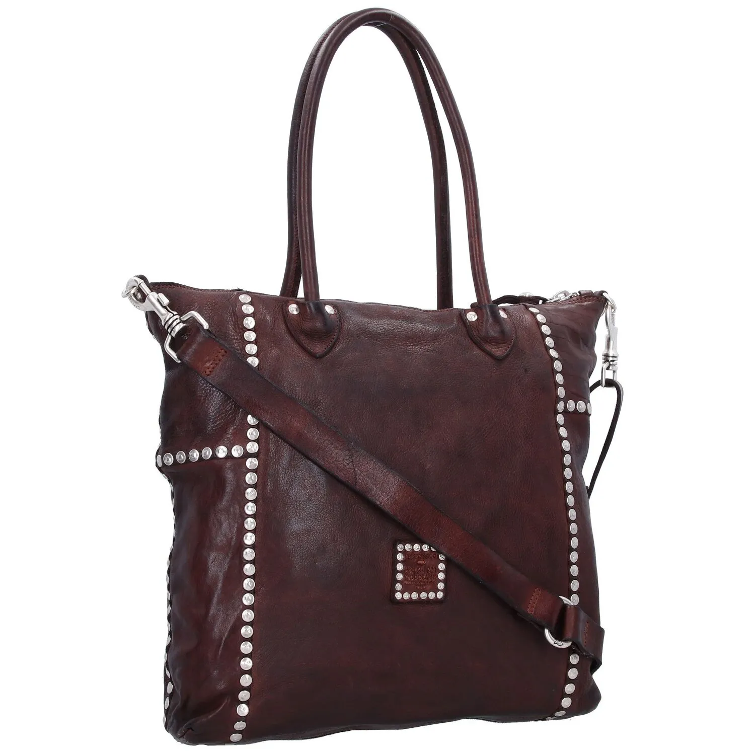 Campomaggi Borsa a tracolla in pelle 36 cm