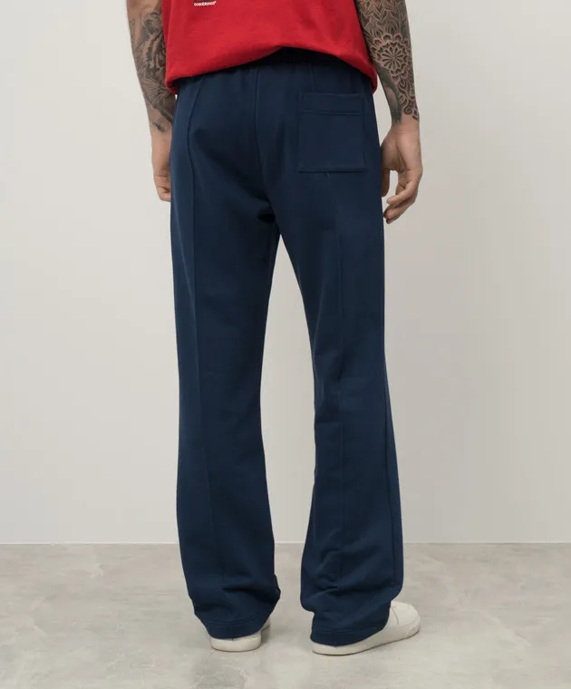 Casablanca Pantaloni della tuta blu Casa Temple MF24JTR05101