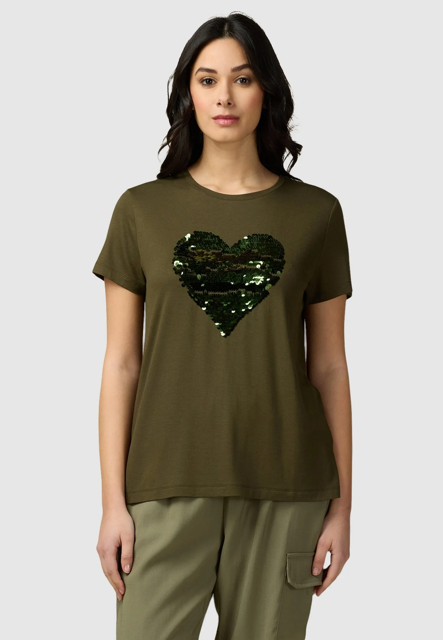 CON IN PAILLETTES - T-shirt con stampa