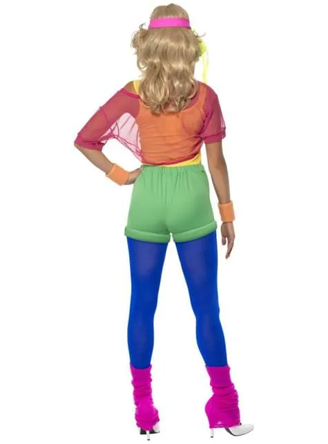Costume anni 80 donna sportiva