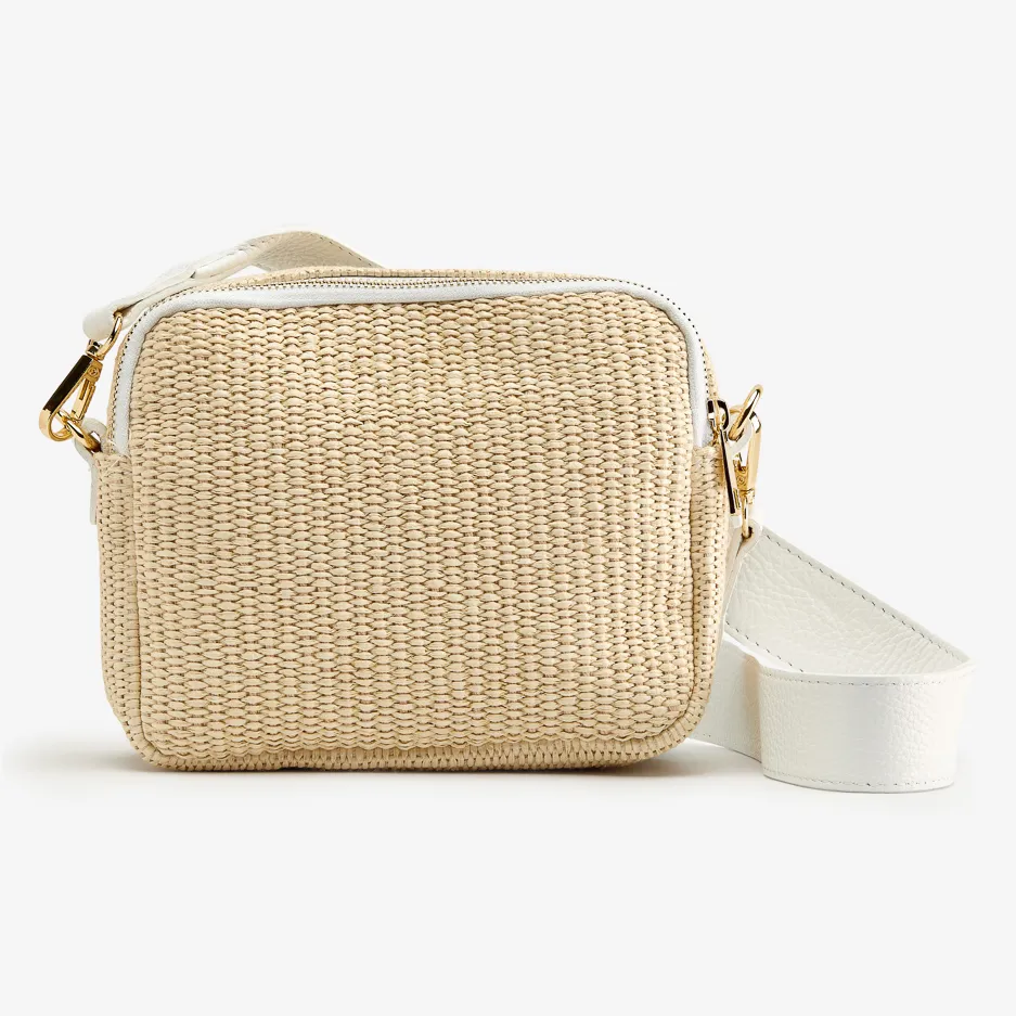 Crossbody Rafia e Pelle