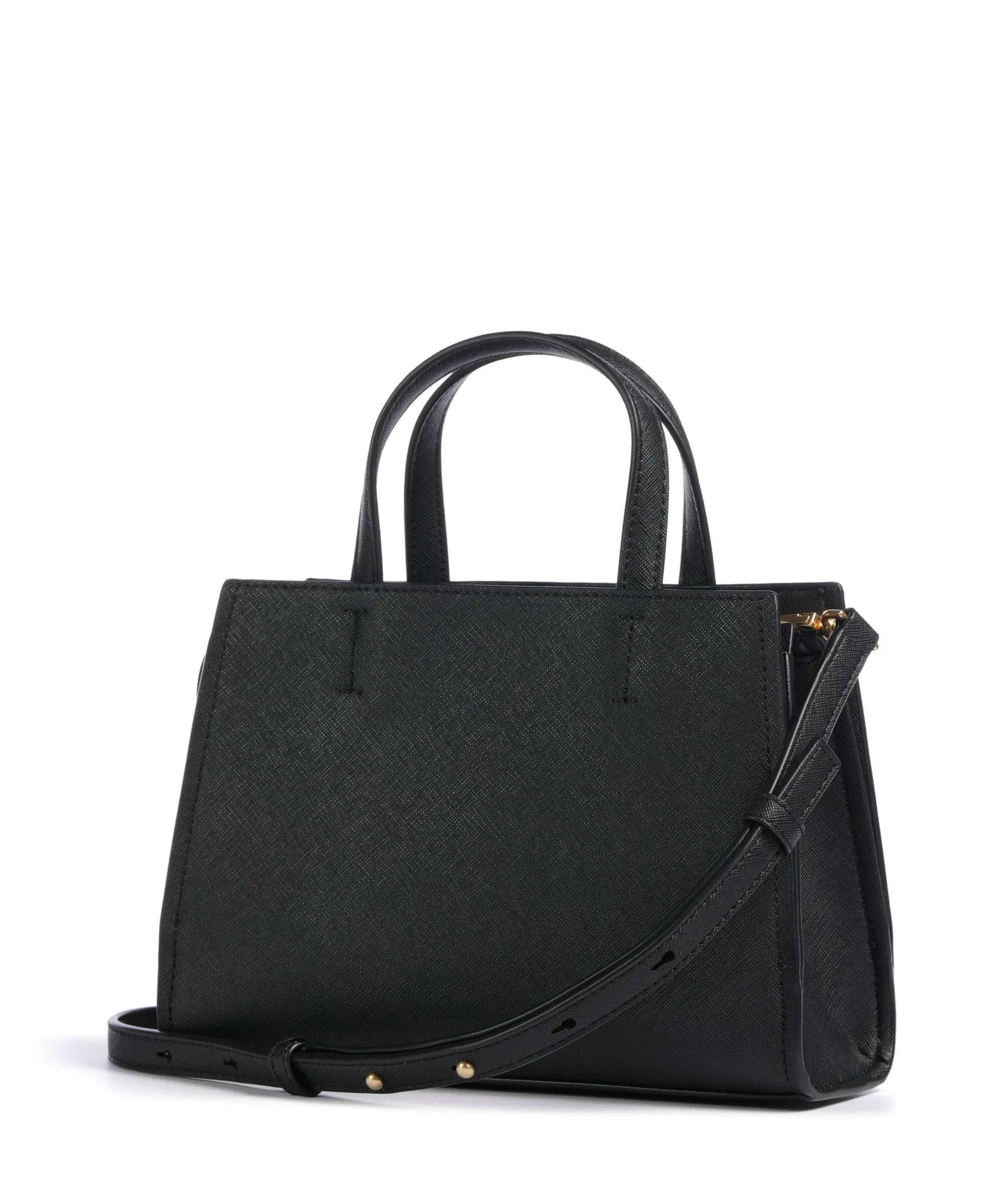  DKNY Avril Borsa a mano pelle di vacchetta finemente grana nero  