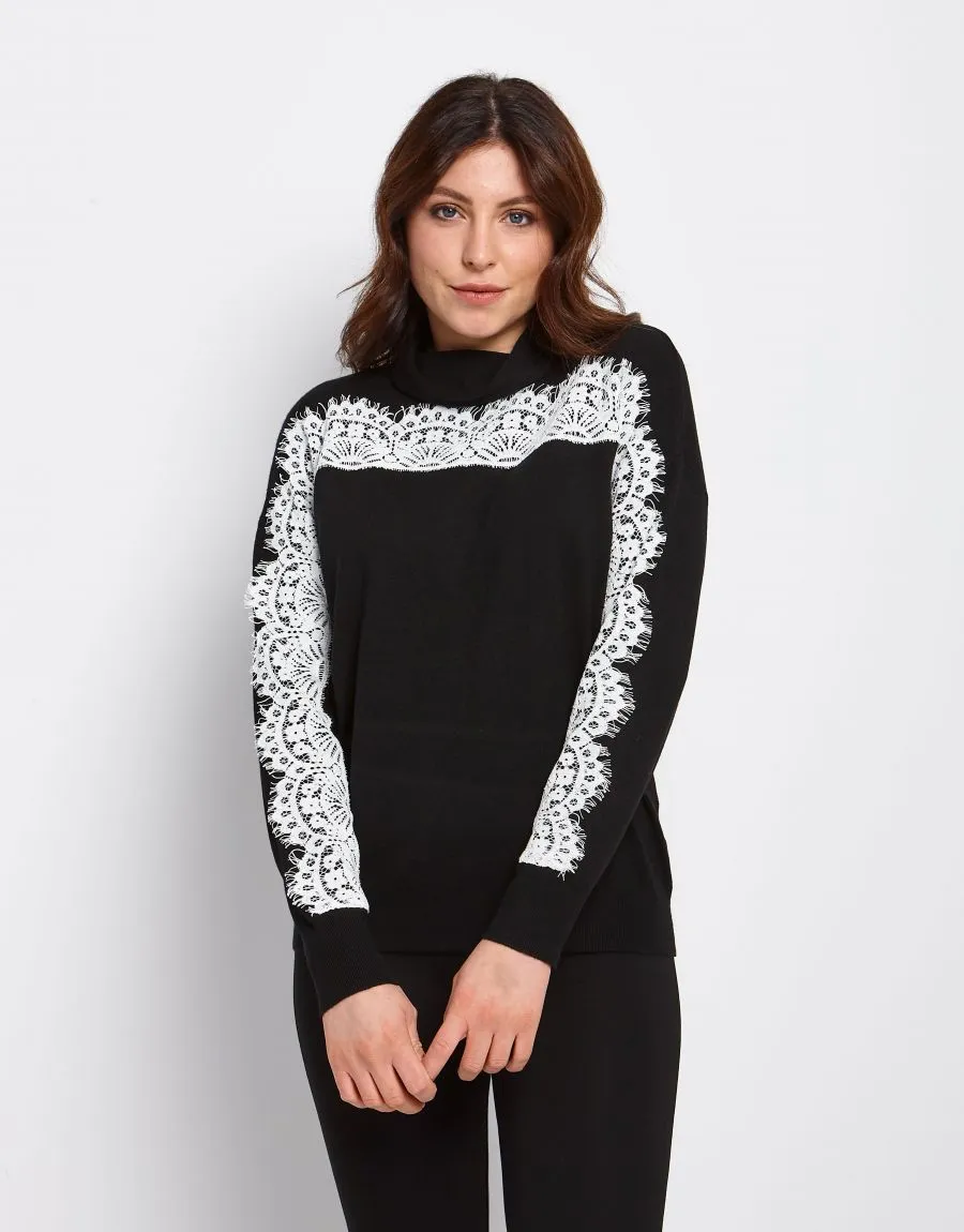 Dolcevita con pizzo