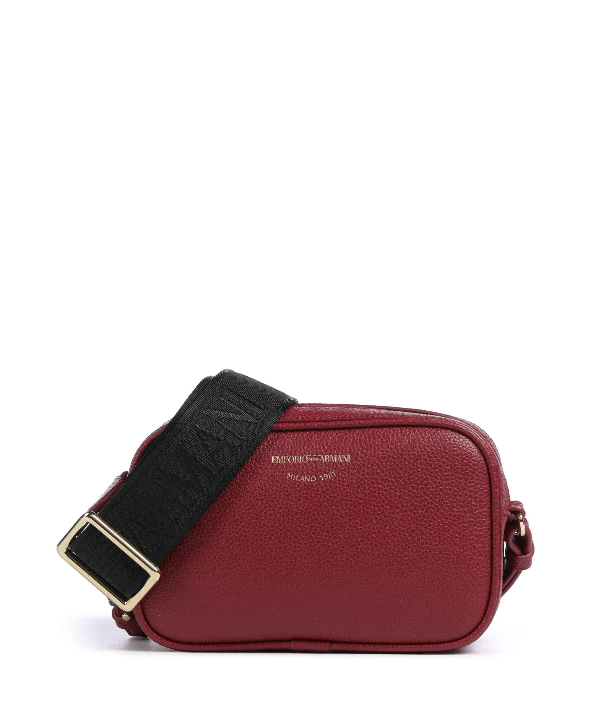  Emporio Armani Lilly Borsa a tracolla pelle sintetica rosso scuro  