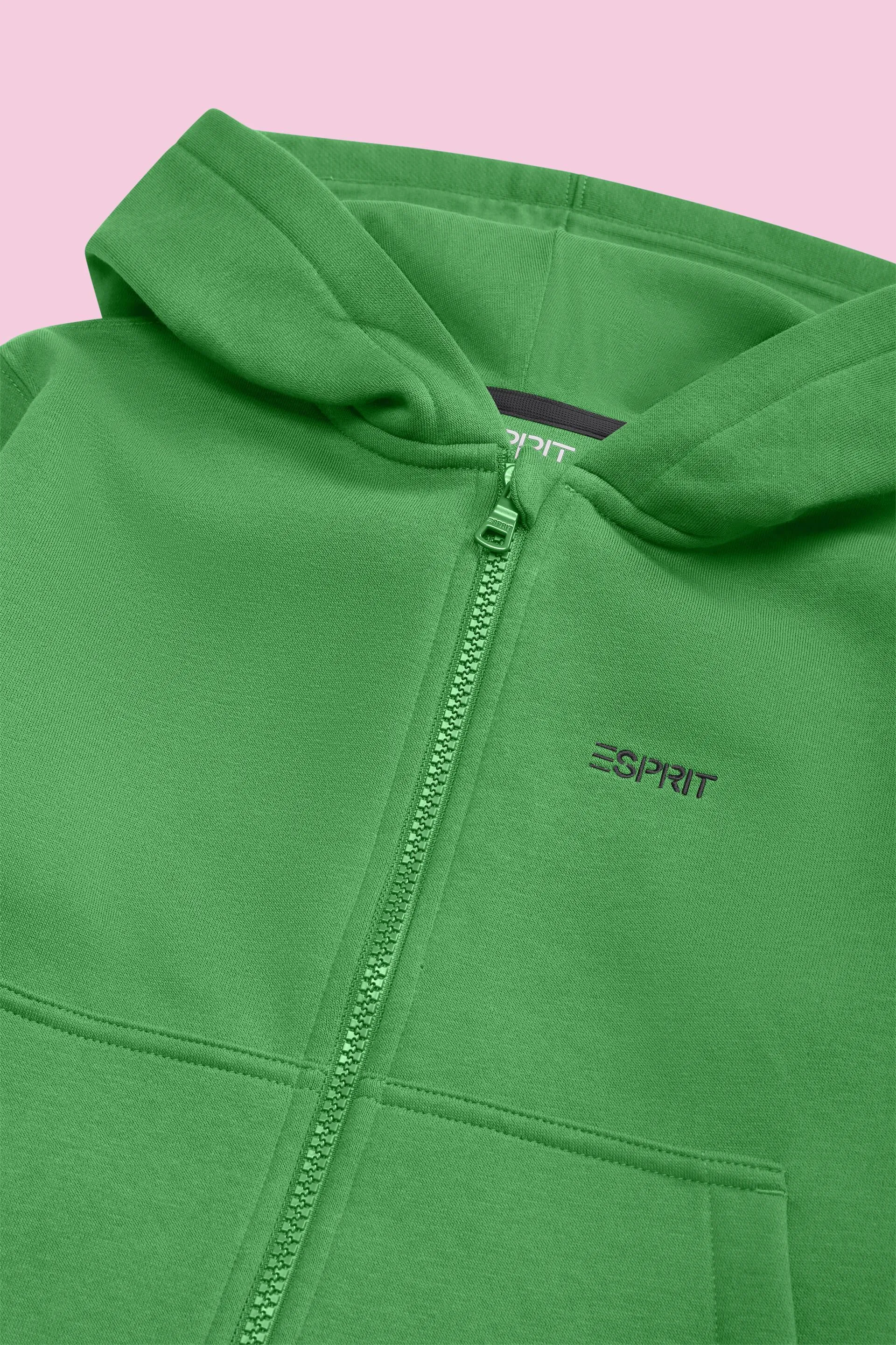 Felpa con cappuccio e zip con logo