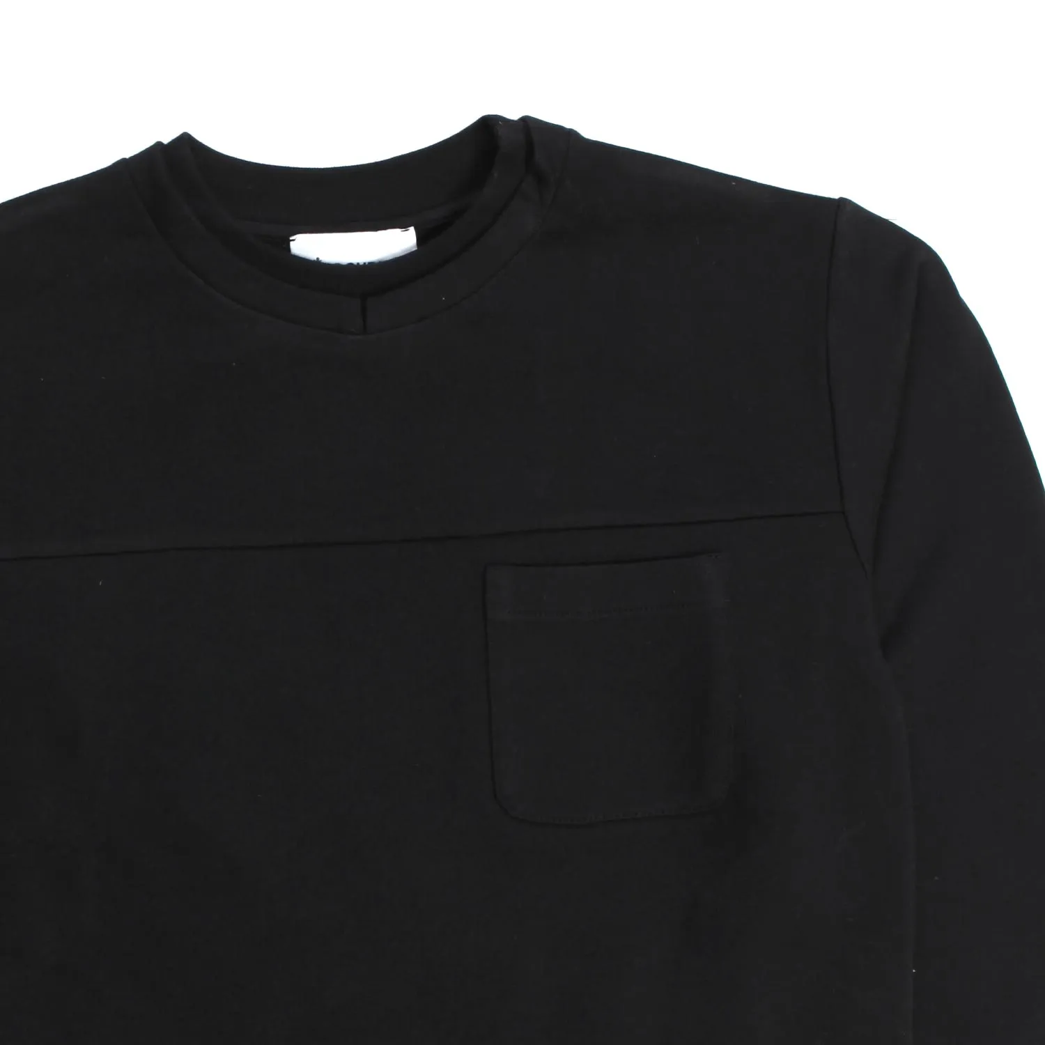 Felpa Nera Unisex Cotone