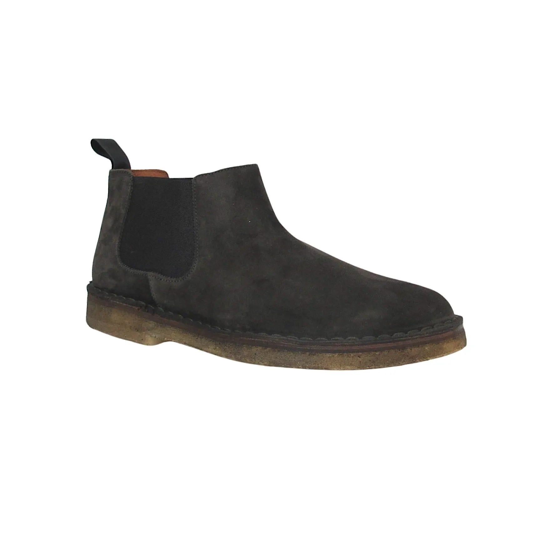 FRAU scarpe uomo beatles camoscio 25C4 129 SUEDE CREPE MARRONE inverno 2022