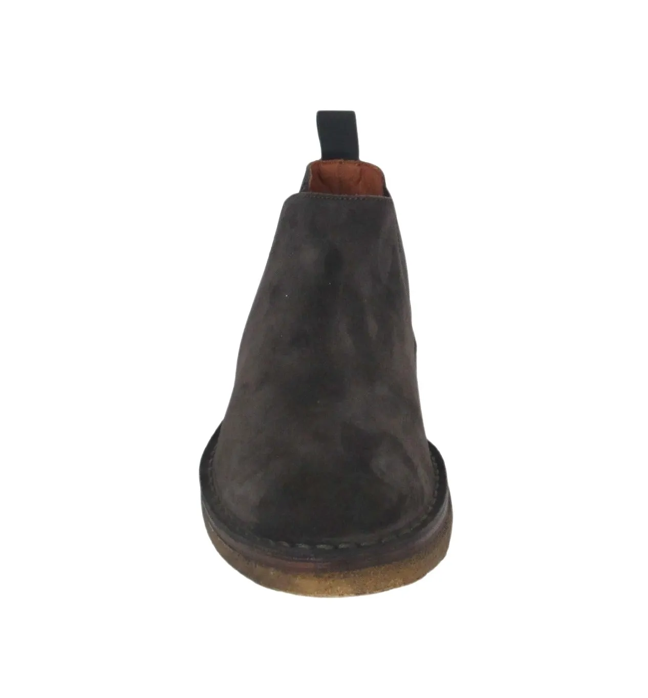 FRAU scarpe uomo beatles camoscio 25C4 129 SUEDE CREPE MARRONE inverno 2022