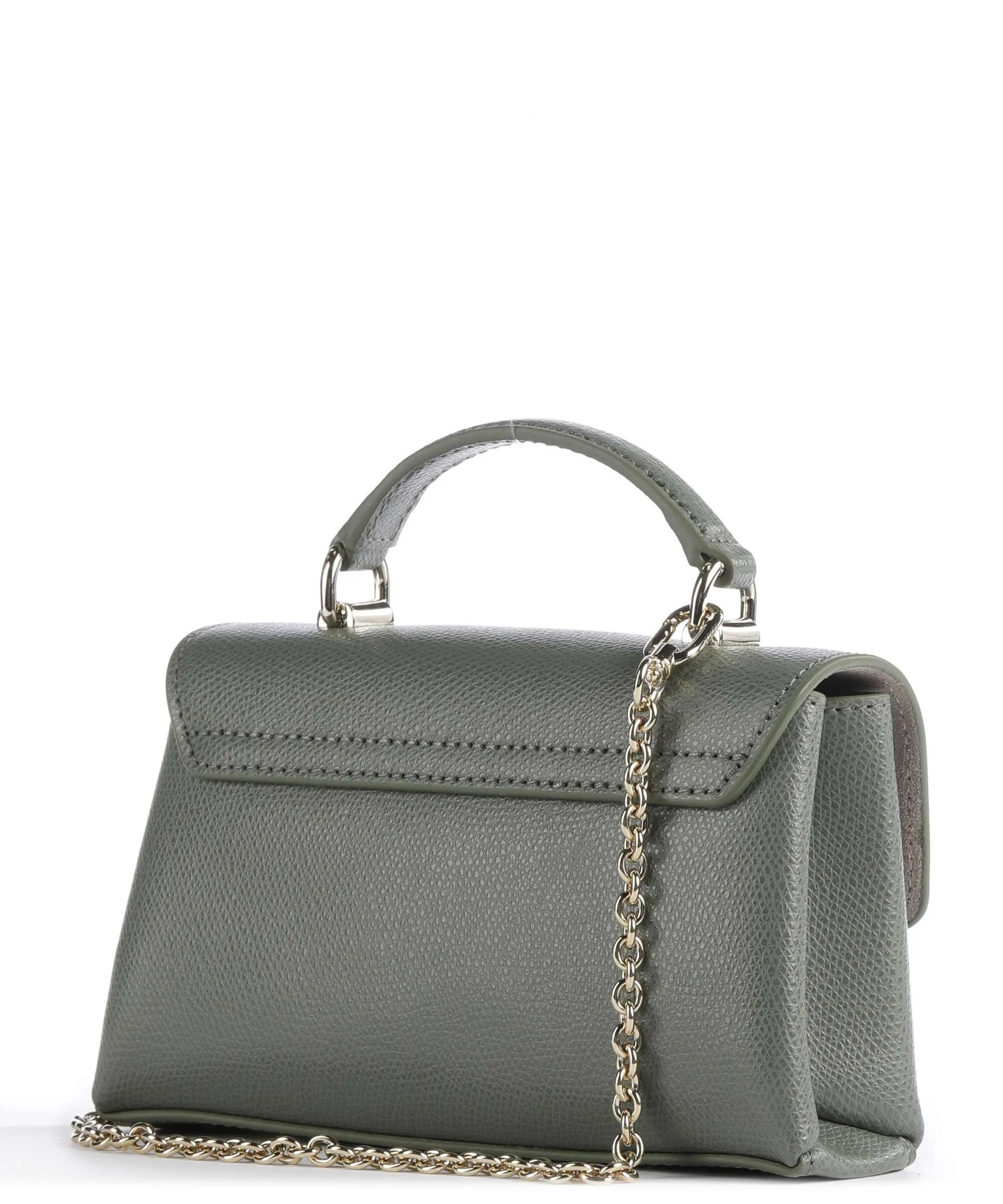  Furla 1927 Mini Borsa a tracolla pelle granulata verde scuro  